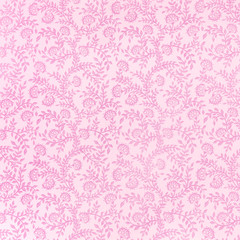 Decorative Floral Pink Pattern