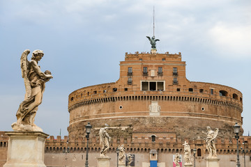 Mausoleum of Hadrian - Castel Sant Angelo in Rome, Italy