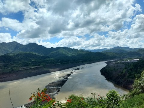 River With Mountains