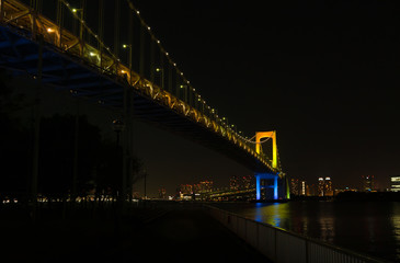 Fototapeta na wymiar [Japan] Tokyo bay side night view ( No.9090 )