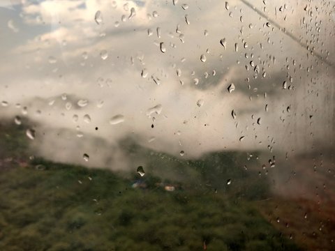 rain drops on window