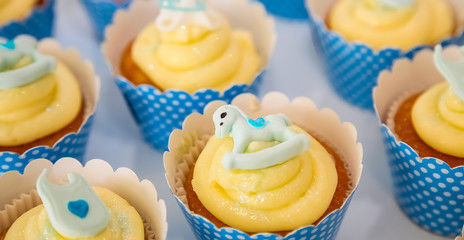 Small Fairy Cupcakes on display for catering