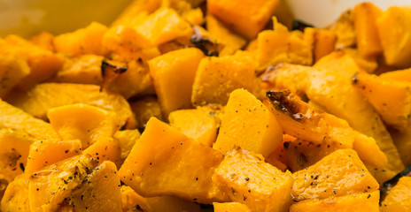 freshly baked pumpkin butternut for catering at a corporate event