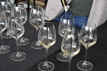 wine glasses