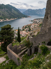 Fortifications in Kotor Montenegro