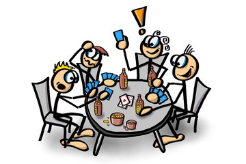 Karten spielen © schnippschnapp