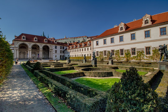 Wallenstein Garten im Sommer, in Prag, Tschechische Republik