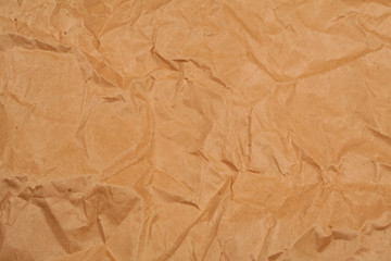 crumpled paper isolated on white background