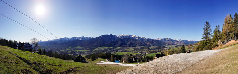 Fototapeta na wymiar pasmo górskie, panorama
