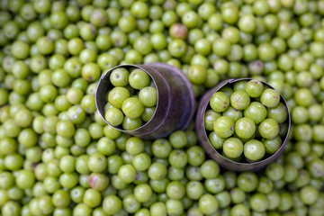 Indian Gooseberries top view