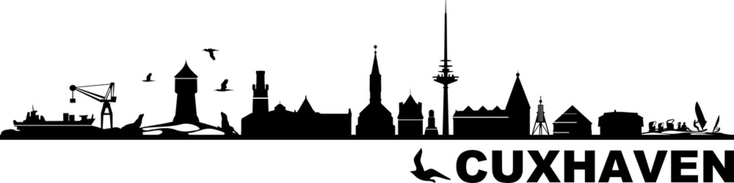 Cuxhaven Skyline Cityscape