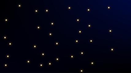 Constellation Map. Astronomical Print. Mystic Cosmic Sky with Many Stars.     Night Galaxy Pattern. Vector Space Stars Background.