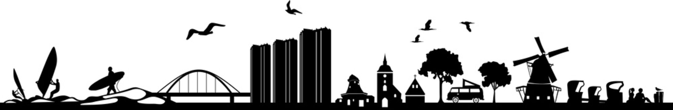 Fehmarn Skyline Landscape