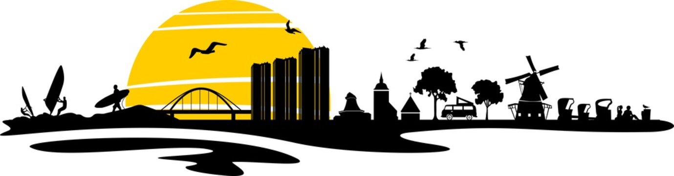 Fehmarn Skyline Landscape