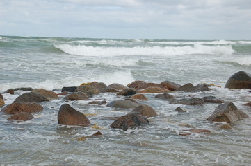 Brandung an der Ostsee