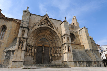 Fototapeta na wymiar Church of Santa Maria, Morella, Valencia, Spain