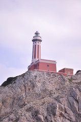 lighthouse at sunset