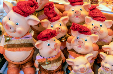 Christmas Fair. Handmade toys