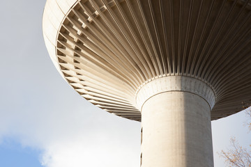 Abstract view of big water tower