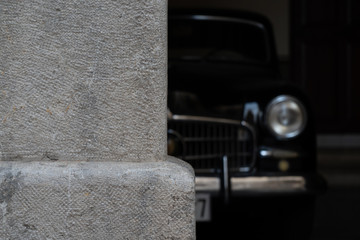 Front half of old car