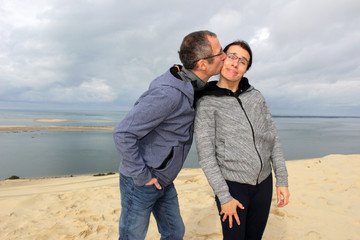 Couple sur la Dune du Pilat