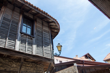 Street view of Nessebar. Ancient city on the Black Sea coast of Bulgaria. UNESCO Word Heritage Site