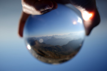 Allgäuer Alpen - Blick vom Nebelhorn 