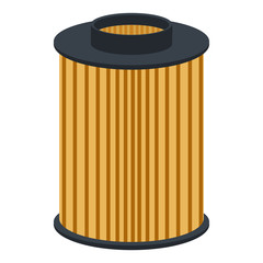 car air filter on a white background