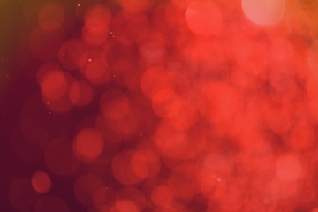 red many falling light one color bokeh texture - nice abstract photo background