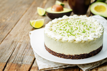 avocado lime cheesecake