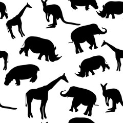 Seamless animal pattern