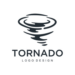 Tornado logo symbol isolated, Abstract Hurricane Logo Symbol, Typhoon vector illustration - Vector