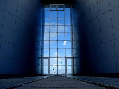Glasfassade des  Perlan (Rejkjavik)