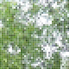 abstract vector square pixel mosaic background