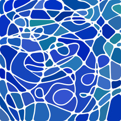 abstract vector stained-glass mosaic background
