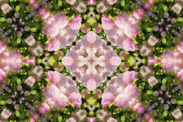 Abstract kaleidoscope background