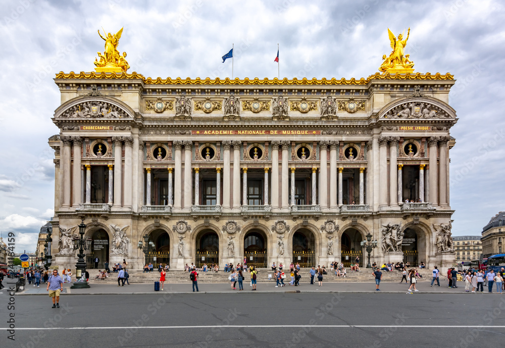 Wall mural opera garnier in paris, france