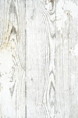 Texture background of wooden planks covered with old peeling paint