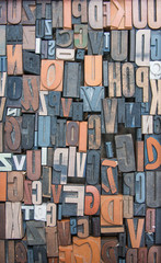 Alphabet print letters character