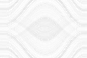 Graphic symmetrical pattern for wallpaper and packaging for various purposes. The background is gray and white with a gradient texture of stripes, lines, waves and geometric shapes.