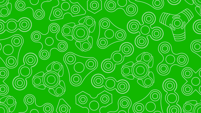 Fidget spinner stress relief toy seamless pattern