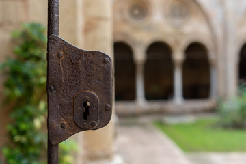 Details of the Cathedral of Tarragona, Catalonia, Spain