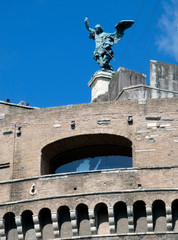 Castillo de Sant'Angelo o Castel Sant'Angelo, Mausoleo de Adriano o Mole Adrianorum, es un...