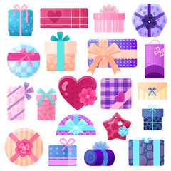 Gifts Boxes And Packages Set