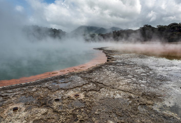 Waiotapu Thermal Wonderland Champagne Pool - New Zealand