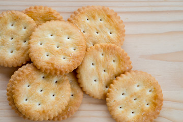 Biscuit on table