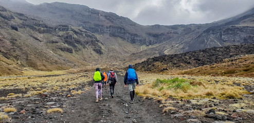 Tongariro Alpine Crossing Soda Springs, one-day hike - New Zealand, NZ