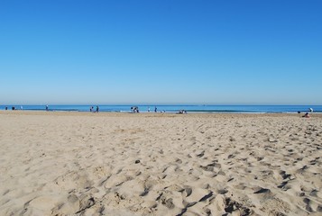 People on the Beach, Valencia, Spain
