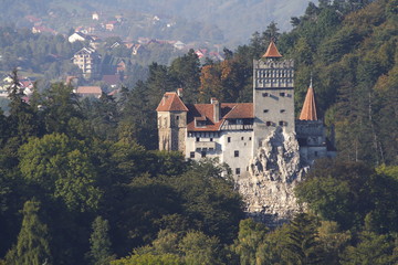 Fototapeta na wymiar Zamek Drakuli w Branie w Rumunii