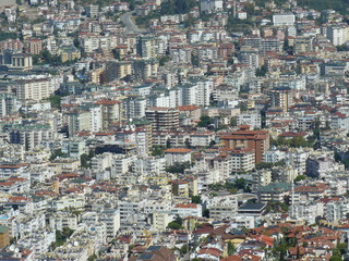 aerial view of city